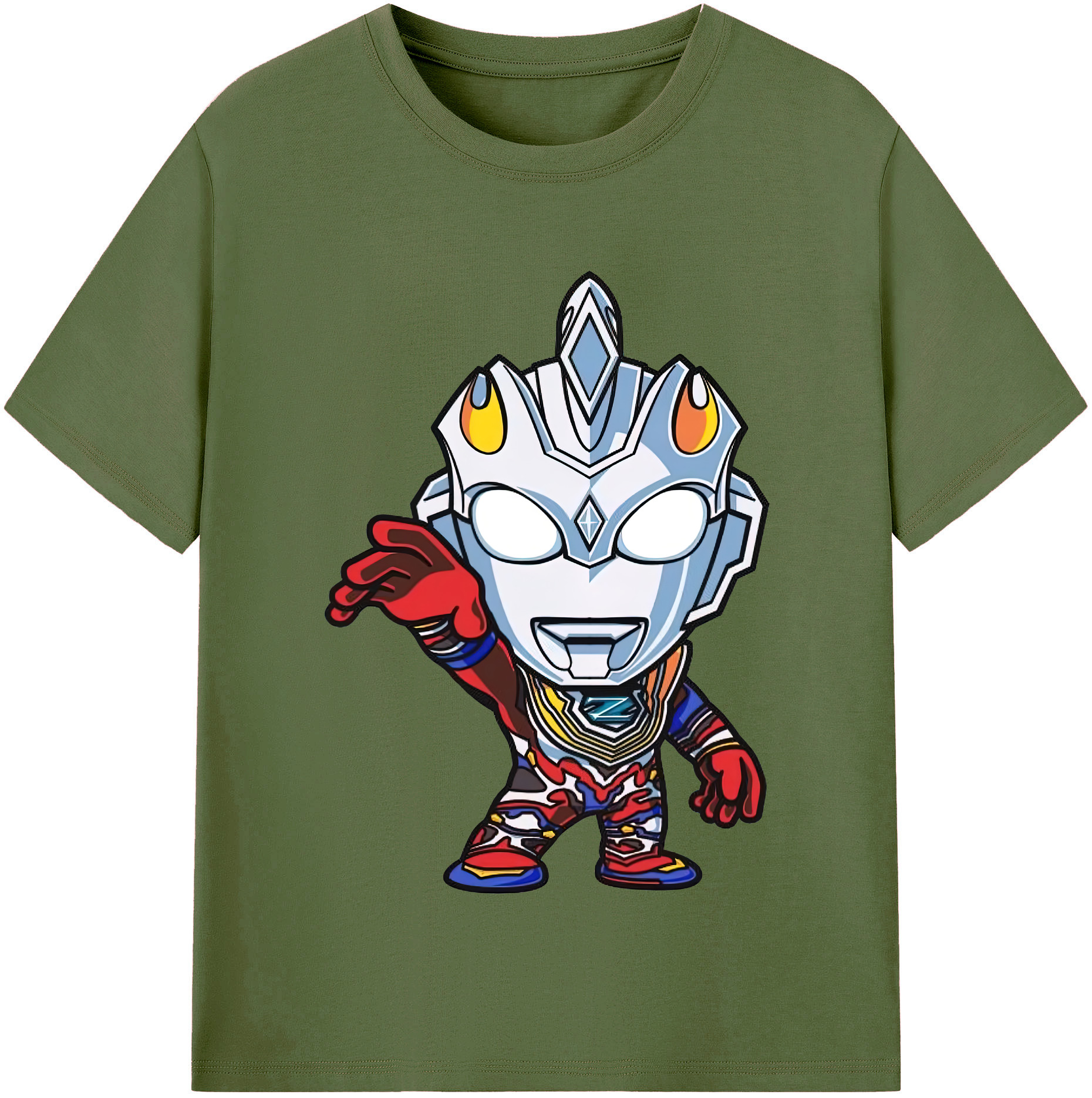 （画像用） ウルトラマン Ultraman 綿100％半袖Tシャツ（フロントプリント）